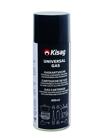 Kisag Gasbrenner inklusive 400 ml Kisag-Gas, 1 Stück