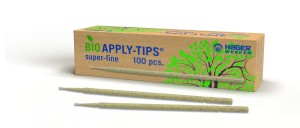 Bio Apply-Tips, feine Applikationsstäbchen, biologisch abbaubar, in 3 Größen, je 100 Stück
