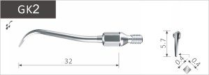 Xpedent SONICflex Perio, Ultraschallspitze, KaVo-SONICflex-kompatibel, 1 Stück