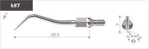 Xpedent SONICflex Scaler, Ultraschallspitze, KaVo-SONICflex-kompatibel, 1 Stück