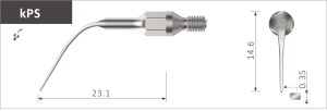 Xpedent SONICflex Perio, Ultraschallspitze, KaVo-SONICflex-kompatibel, 1 Stück