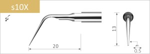 Xpedent Scaling, Ultraschallspitze, SATELEC-kompatibel, 1 Stück