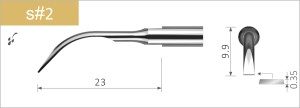 Xpedent Scaling, Ultraschallspitze, SATELEC-kompatibel, 1 Stück