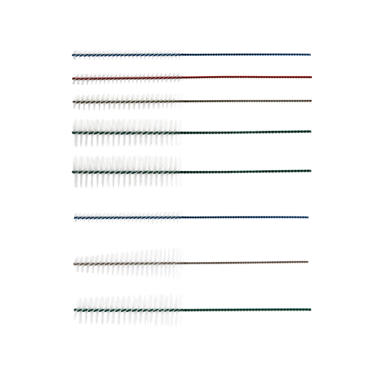PM Spiralbürste am langen Draht, verschiedene Größen und Mengen