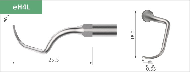 Xpedent Premolar Molar, eH4L, Ultraschallspitze, geeignet für die Verwendung mit EMS, 1 Stück