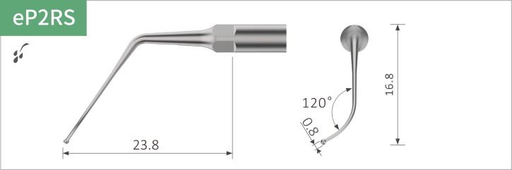 Xpedent Perio eP2RS, Ultraschallspitze, geeignet für die Verwendung mit EMS, 1 Stück