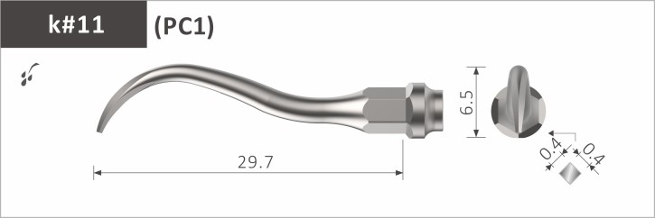 Xpedent Perio, Ultraschallspitze Scaling und Perio, PIEZOLux und SONOsoft, KaVo kompatibel, 1 Stück