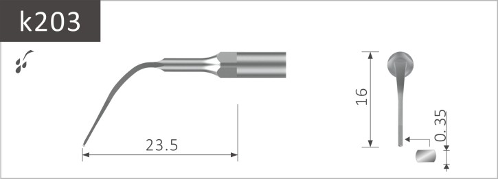 Xpedent PiezoLED und PiezoSoft, Ultraschallspitze Scaling, KaVo kompatibel, 1 Stück