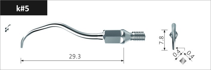 Xpedent SONICflex Scaler, Ultraschallspitze, KaVo-SONICflex-kompatibel, 1 Stück