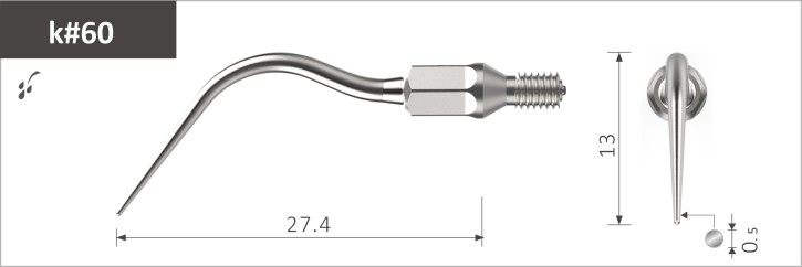 Xpedent SONICflex Perio, Ultraschallspitze, KaVo-SONICflex-kompatibel, 1 Stück