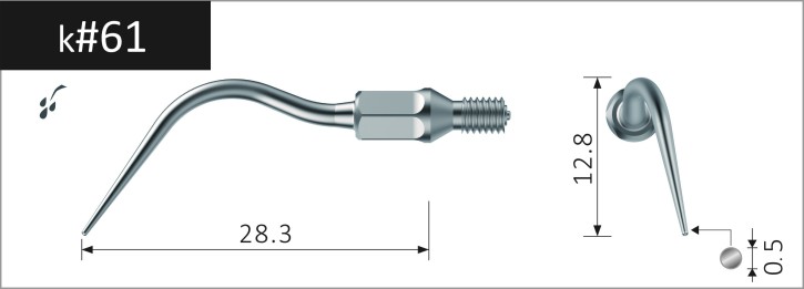 Xpedent SONICflex Perio, Ultraschallspitze, KaVo-SONICflex-kompatibel, 1 Stück