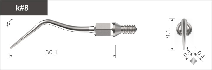 Xpedent SONICflex Scaler, Ultraschallspitze, KaVo-SONICflex-kompatibel, 1 Stück